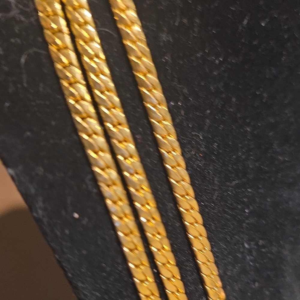 Source Unknown Gold Multi-Strand Knot Necklace - … - image 4